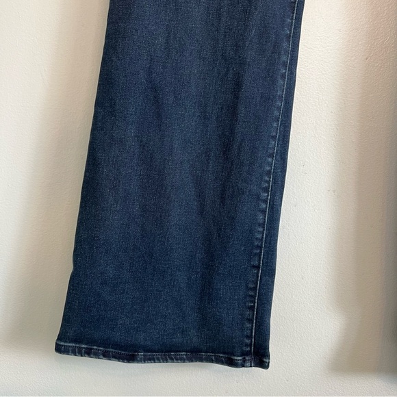 NWOT Express Womens Curvy Bootcut Mid Rise Jeans Plus Sz 18 Stretch Dark Wash - Picture 2 of 12